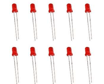 5 MM RED LED (10 PCS)